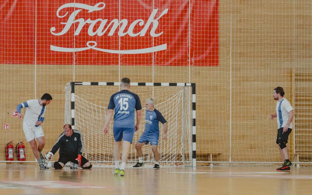 af croatia men playing indoor football