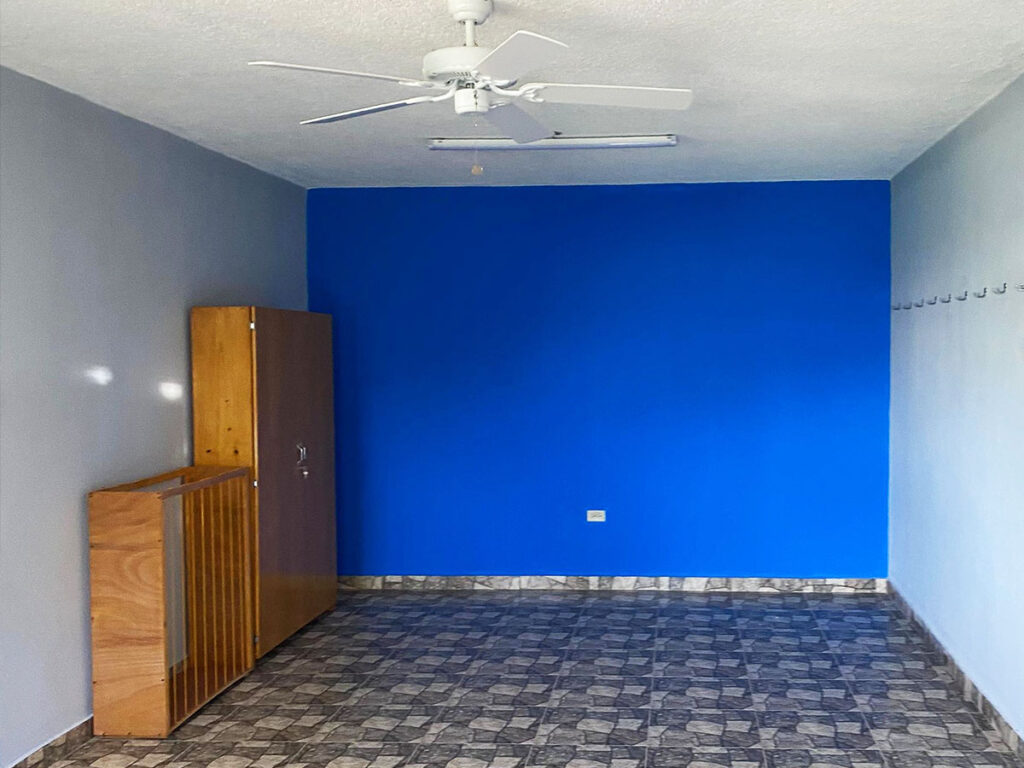 inside the locker room at ambassadors training centre haiti